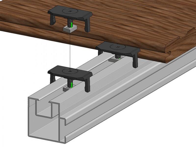 STRUCTONA PRO / STRUCTURE ALUMINIUM / système structure pour lames terrasse / kerama