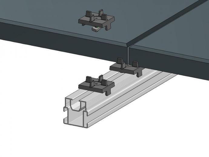 STRUCTONA PRO / lambourde ALUMINIUM guide installation / système structure pour carrelage / kerama