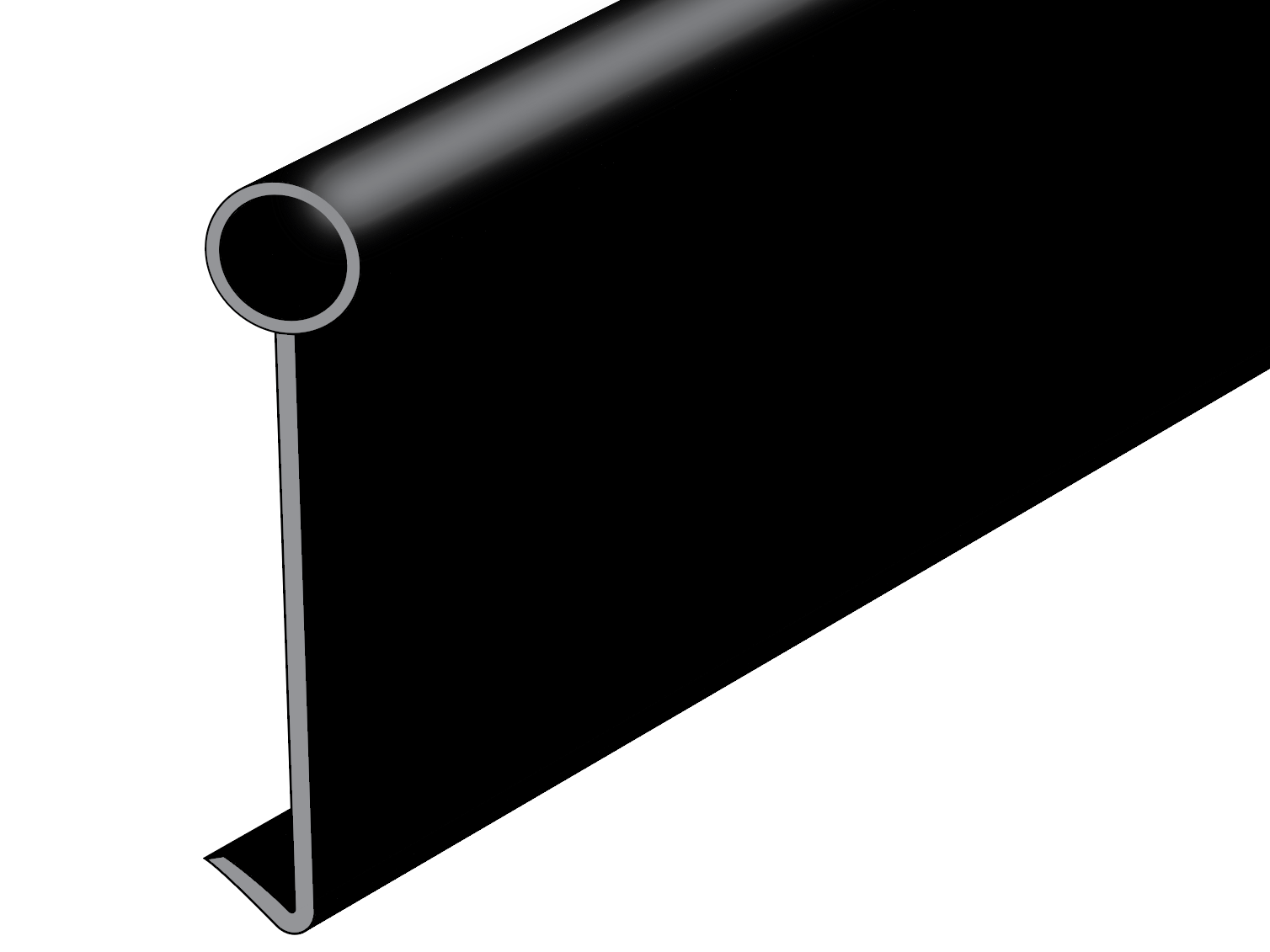 global edging / bordure flexible pvc / bordure / kerama / securedge noir